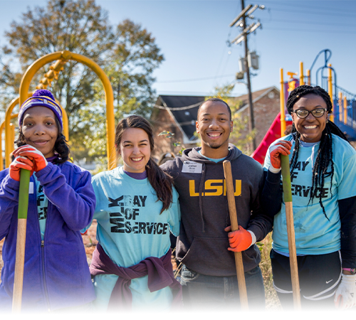 Geaux Big LSU Community Service Event